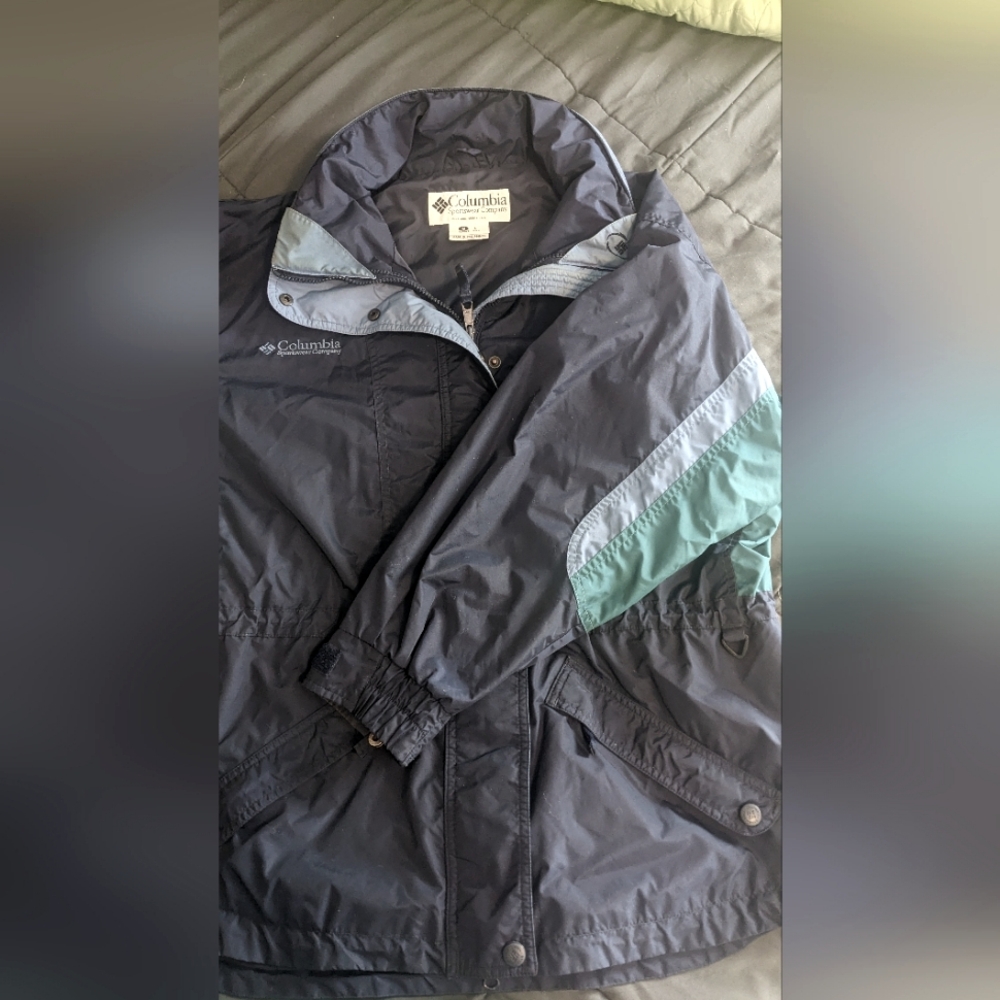 Columbia "Long's Peak" Blue Winter Jacket, Women's Size L